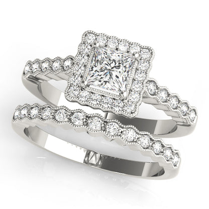 Cushion Engagement Ring M51024-E