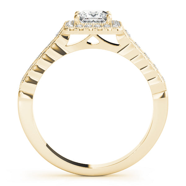 Cushion Engagement Ring M51024-E