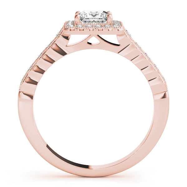 Cushion Engagement Ring M51024-E