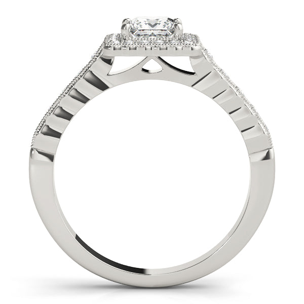 Cushion Engagement Ring M51024-E