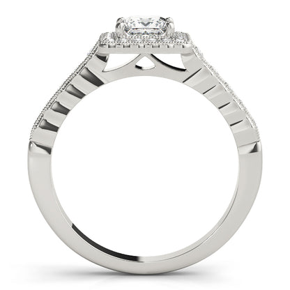 Cushion Engagement Ring M51024-E