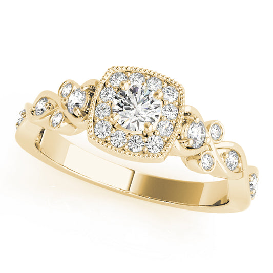 Round Engagement Ring M51033-E-1