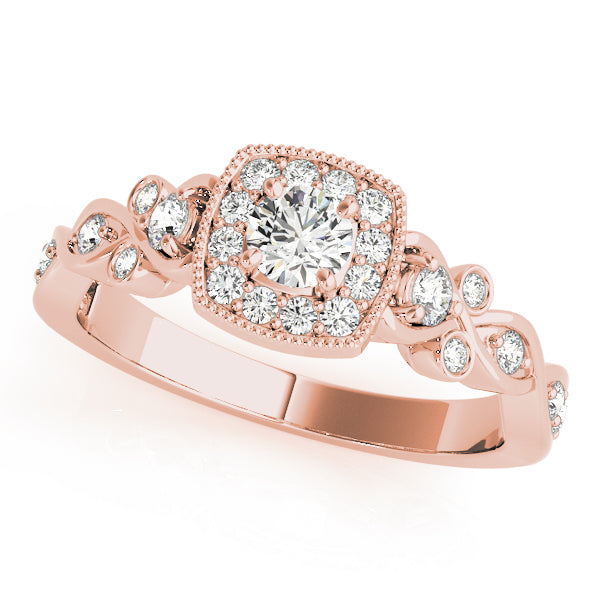 Round Engagement Ring M51033-E-1