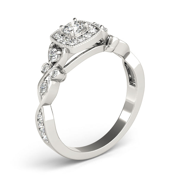 Round Engagement Ring M51033-E-1