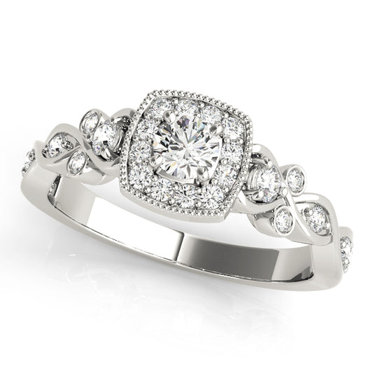 Round Engagement Ring M51033-E-1