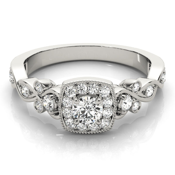 Round Engagement Ring M51033-E-1