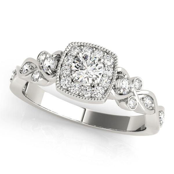 Round Engagement Ring M51033-E-1/4