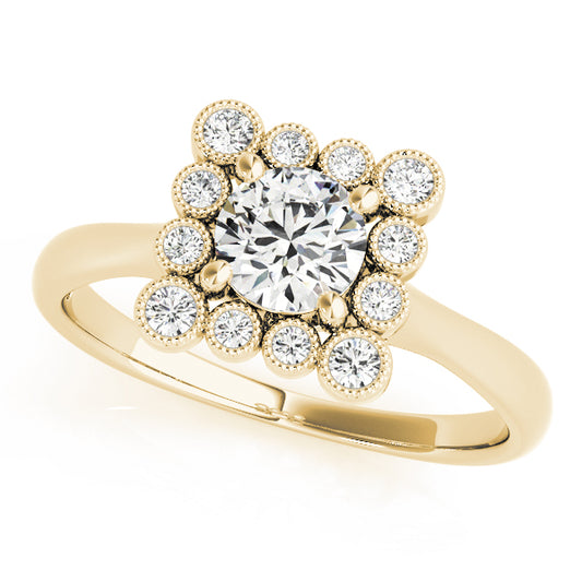 Round Engagement Ring M51034-E-1