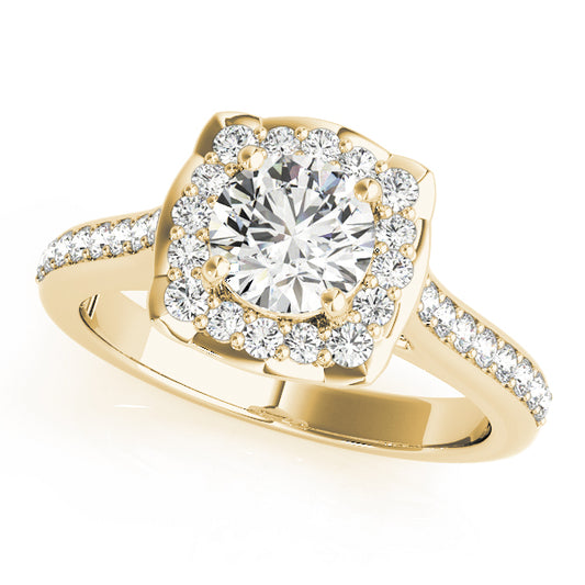 Round Engagement Ring M51035-E-11/2