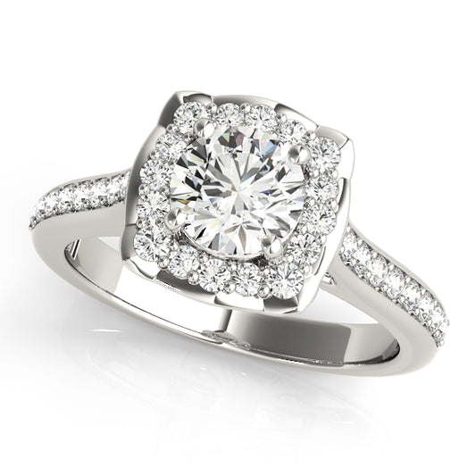 Round Engagement Ring M51035-E-1