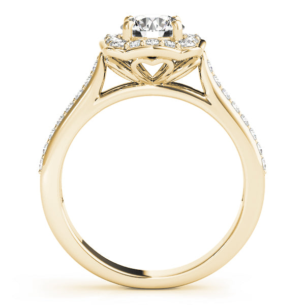 Round Engagement Ring M51035-E-1