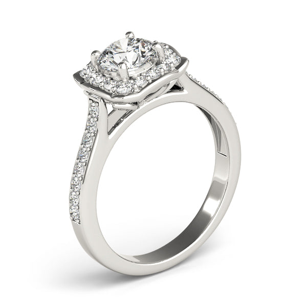 Round Engagement Ring M51035-E-1