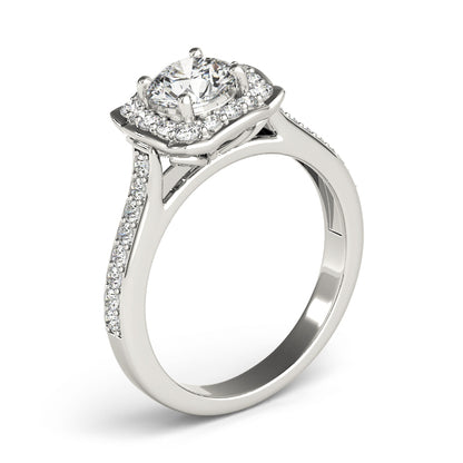 Round Engagement Ring M51035-E-1