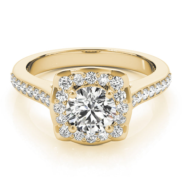 Round Engagement Ring M51035-E-1