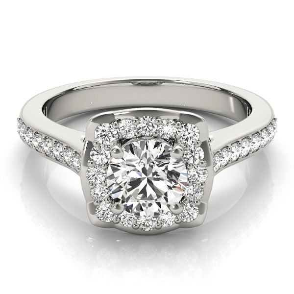 Round Engagement Ring M51035-E-1