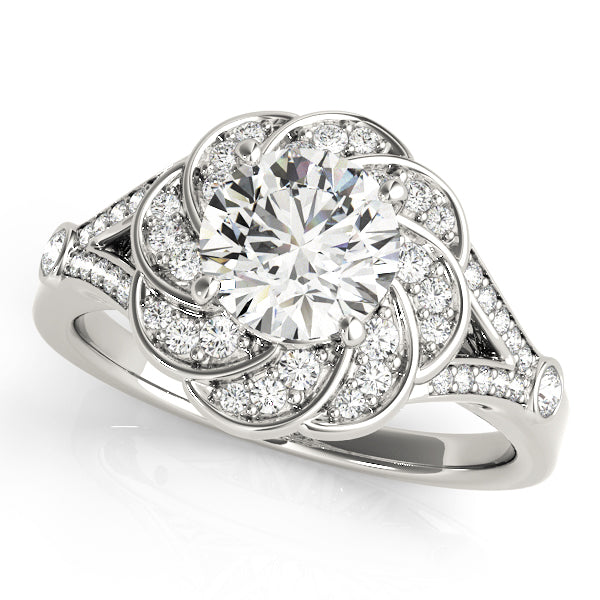 Round Engagement Ring M51045-E-6.5