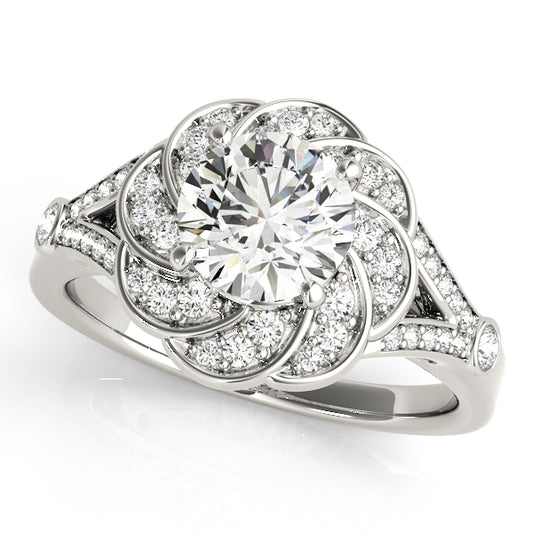 Round Engagement Ring M51045-E-6.5