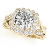 Load image into Gallery viewer, Cushion Engagement Ring M51049-E
