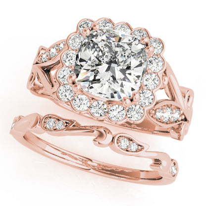 Cushion Engagement Ring M51049-E