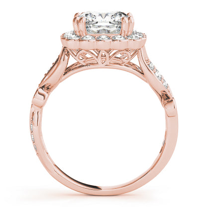 Cushion Engagement Ring M51049-E