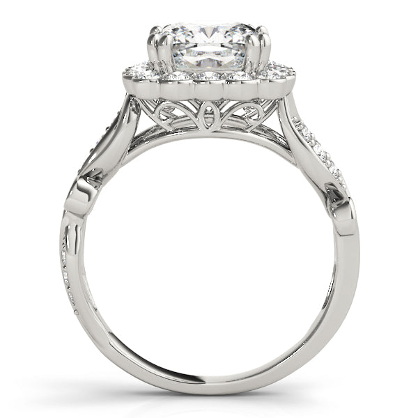 Cushion Engagement Ring M51049-E