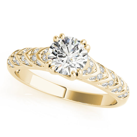 Round Engagement Ring M51052-E