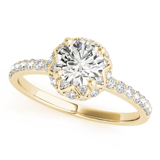 Round Engagement Ring M51053-E