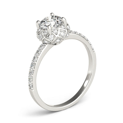 Round Engagement Ring M51053-E