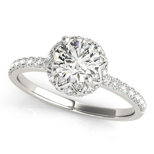 Round Engagement Ring M51053-E