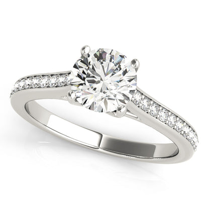 Round Engagement Ring M51067-E-1/3