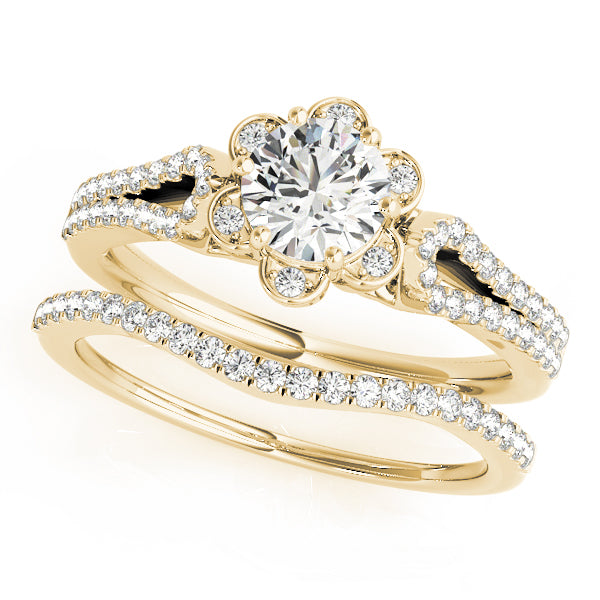 Round Engagement Ring M51069-E-3/4