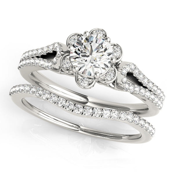 Round Engagement Ring M51069-E-3/4