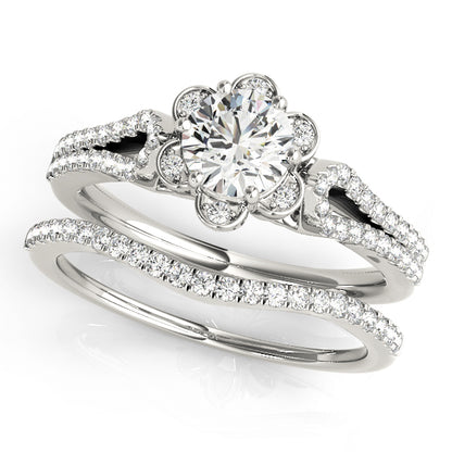Round Engagement Ring M51069-E-1/2