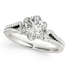 Load image into Gallery viewer, Round Engagement Ring M51069-E-1/2
