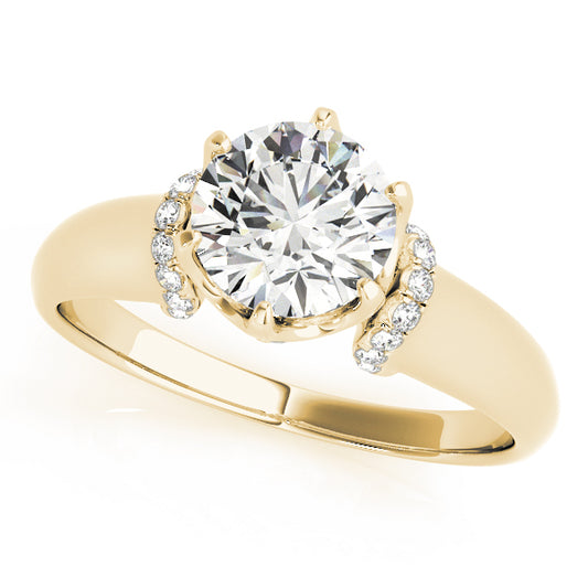 Round Engagement Ring M51070-E-11/2