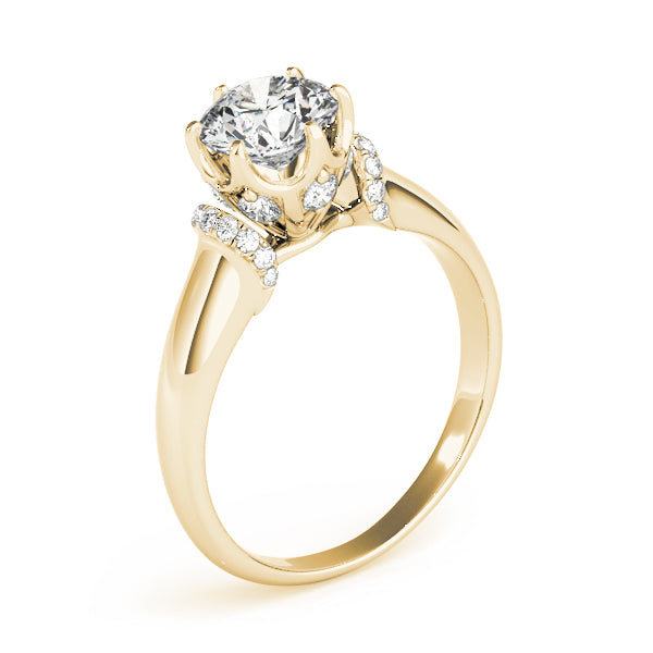 Round Engagement Ring M51070-E-11/2