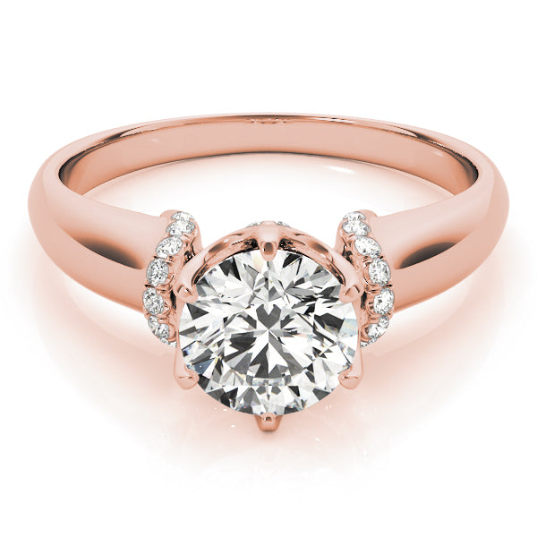 Round Engagement Ring M51070-E-11/2