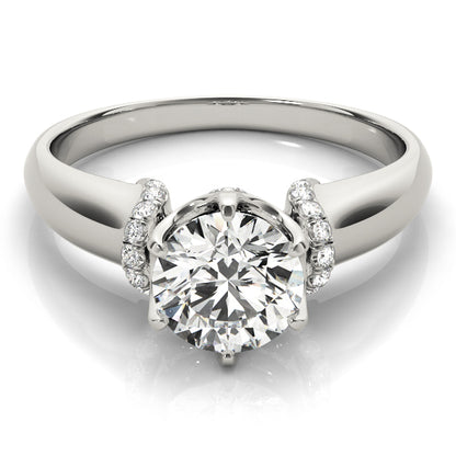 Round Engagement Ring M51070-E-1
