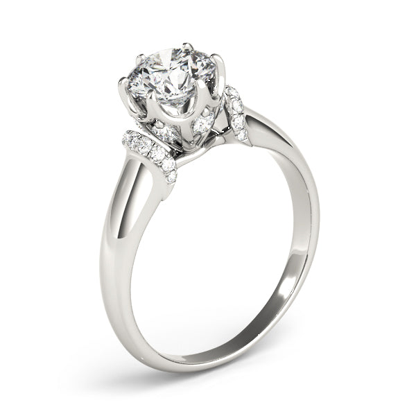 Round Engagement Ring M51070-E-11/2