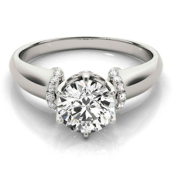 Round Engagement Ring M51070-E-11/2