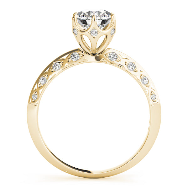 Round Engagement Ring M51071-E-1/2
