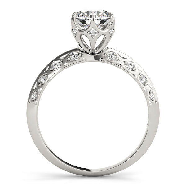 Round Engagement Ring M51071-E-1/2