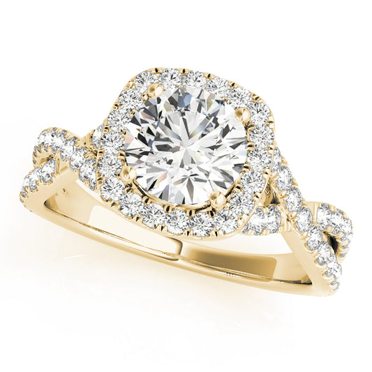 Round Engagement Ring M51078-E-1