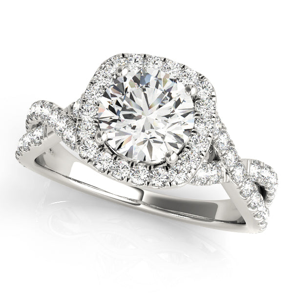 Round Engagement Ring M51078-E-1/2