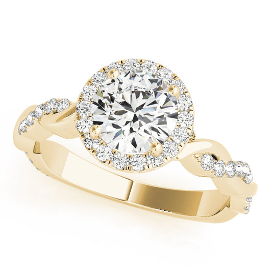 Round Engagement Ring M51081-E-1
