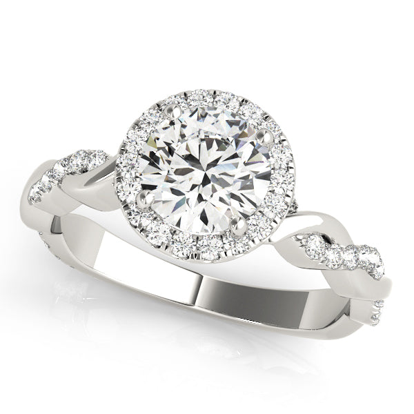Round Engagement Ring M51081-E-1
