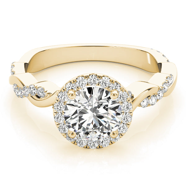 Round Engagement Ring M51081-E-1