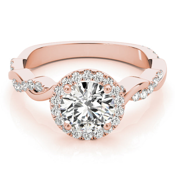 Round Engagement Ring M51081-E-1