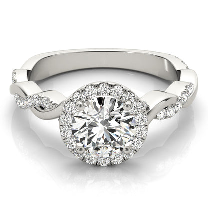 Round Engagement Ring M51081-E-1