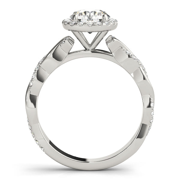 Round Engagement Ring M51081-E-1/2